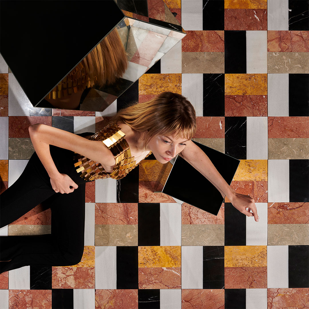 Magic Rectangles Marble Collection Tile
